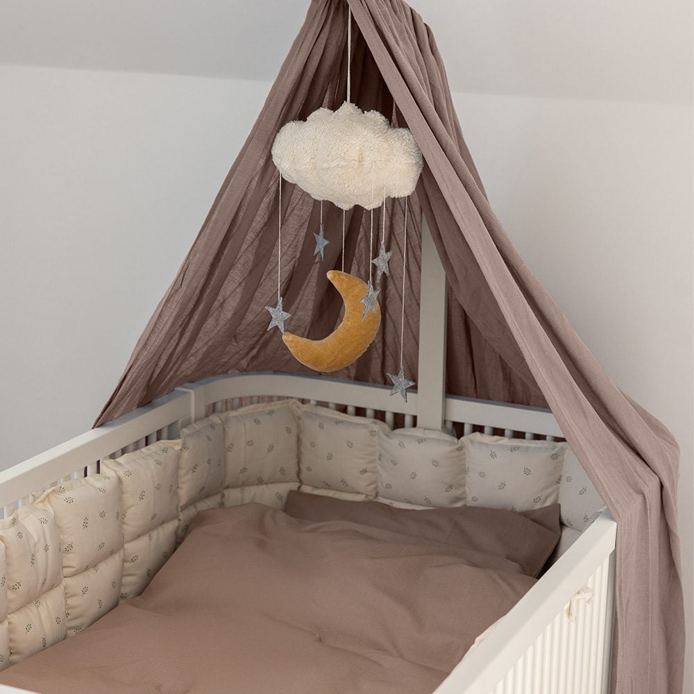 Sebra - Classic Baby Bed Linen - Jetty Beige - 70 x 100 cm