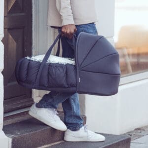 Sebra - Hood for 3-in-1 Babynest - Blue Olive