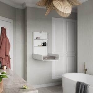Sebra - Wall Mount Changing Table - White