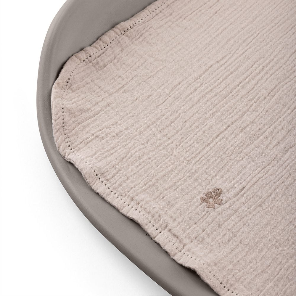 Sebra - Muslin Nursing Towel - Seabreeze Beige (2pcs)