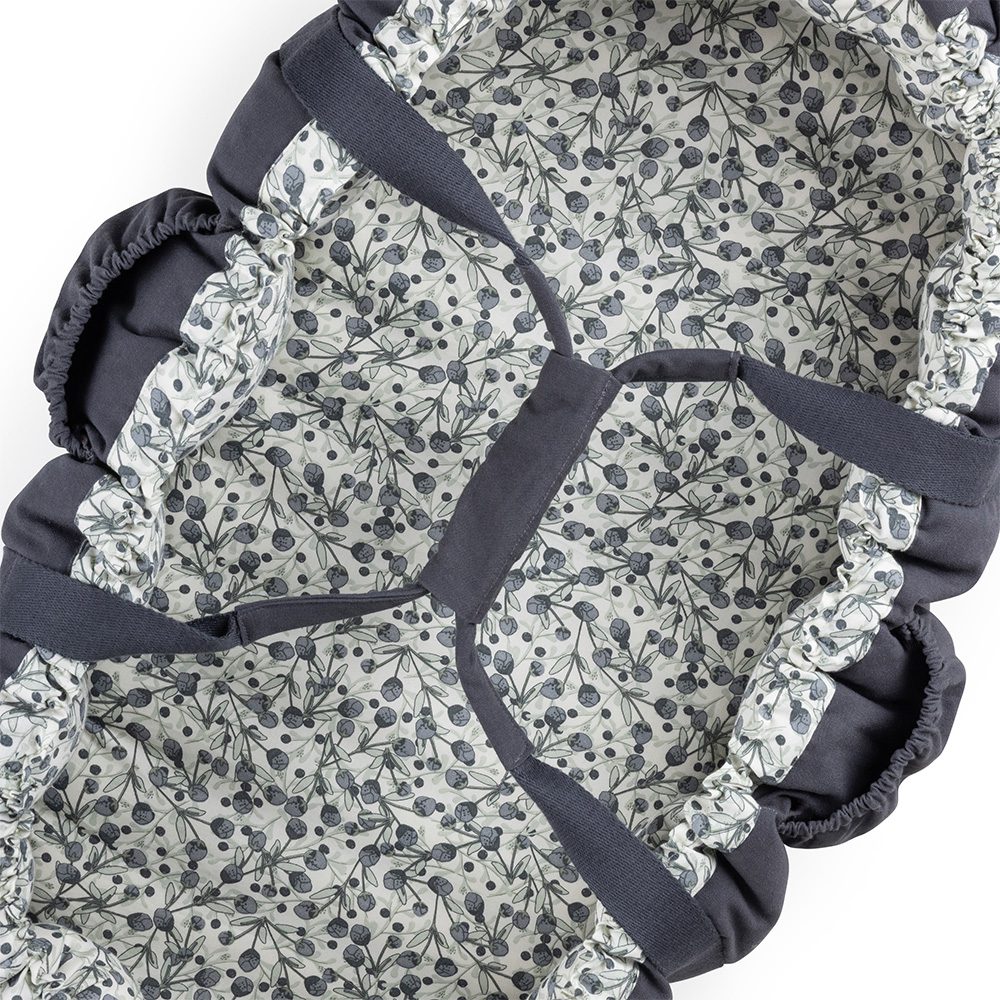 Sebra - 3-in-1 Babynest - Blue Olive