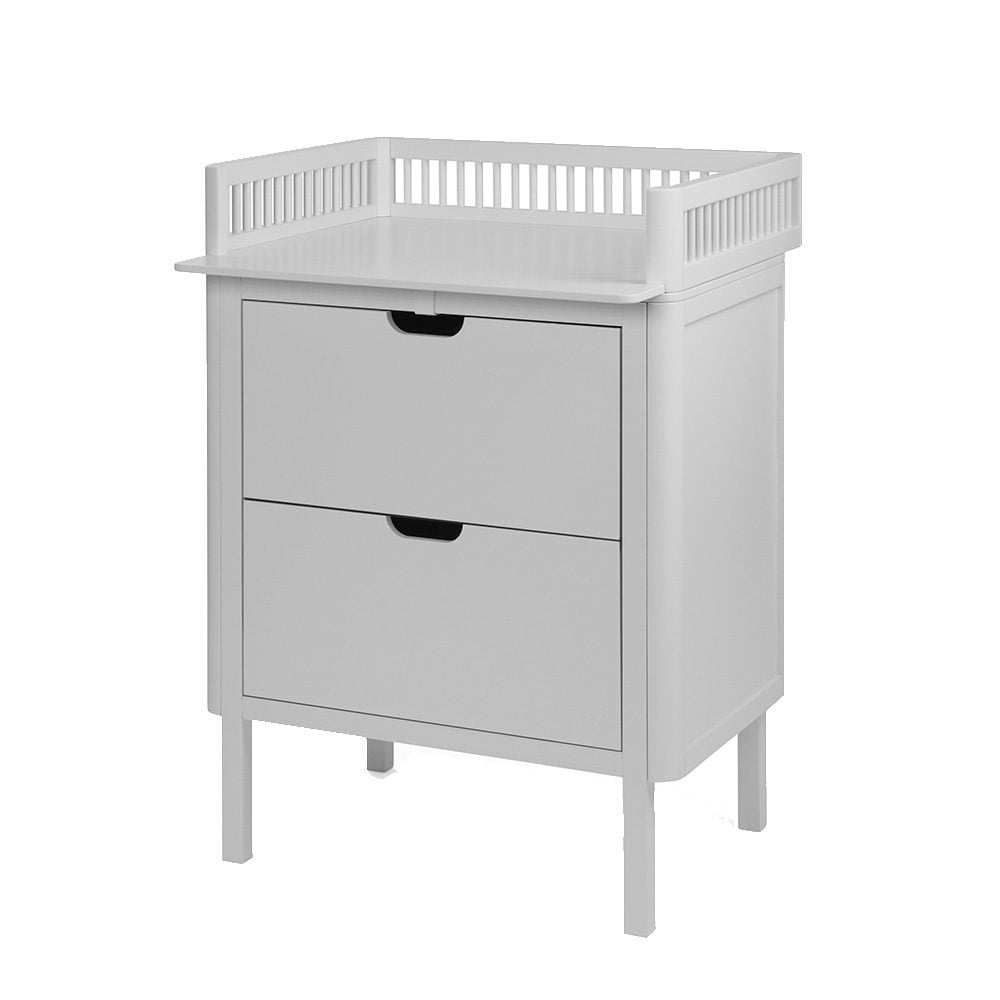 Sebra - Changing Unit with 2 Drawers - Stone