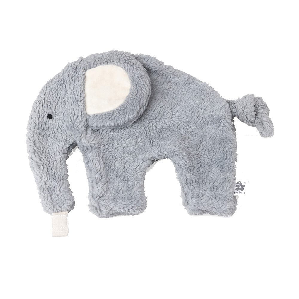Sebra - Pacifier Comfort Blanket - Fanto - Dusty Blue