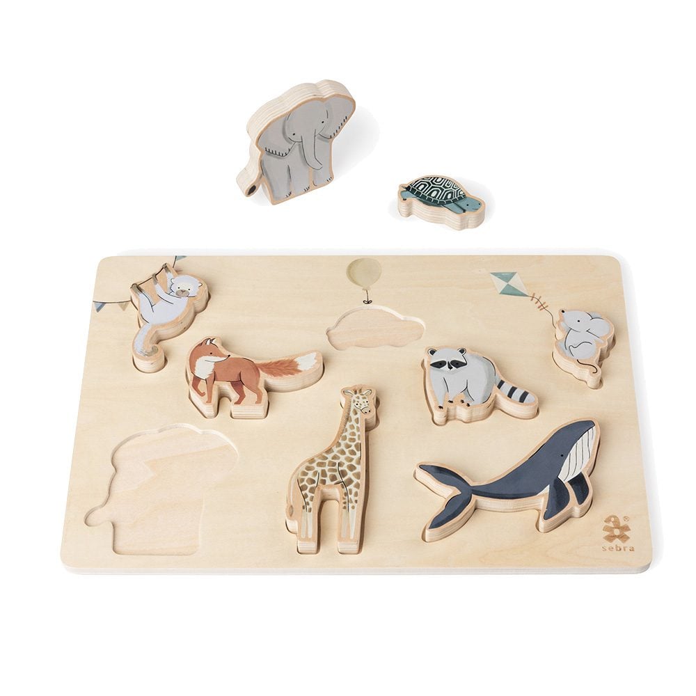 Sebra - Großes Puzzle - World of Sebra - Wooden