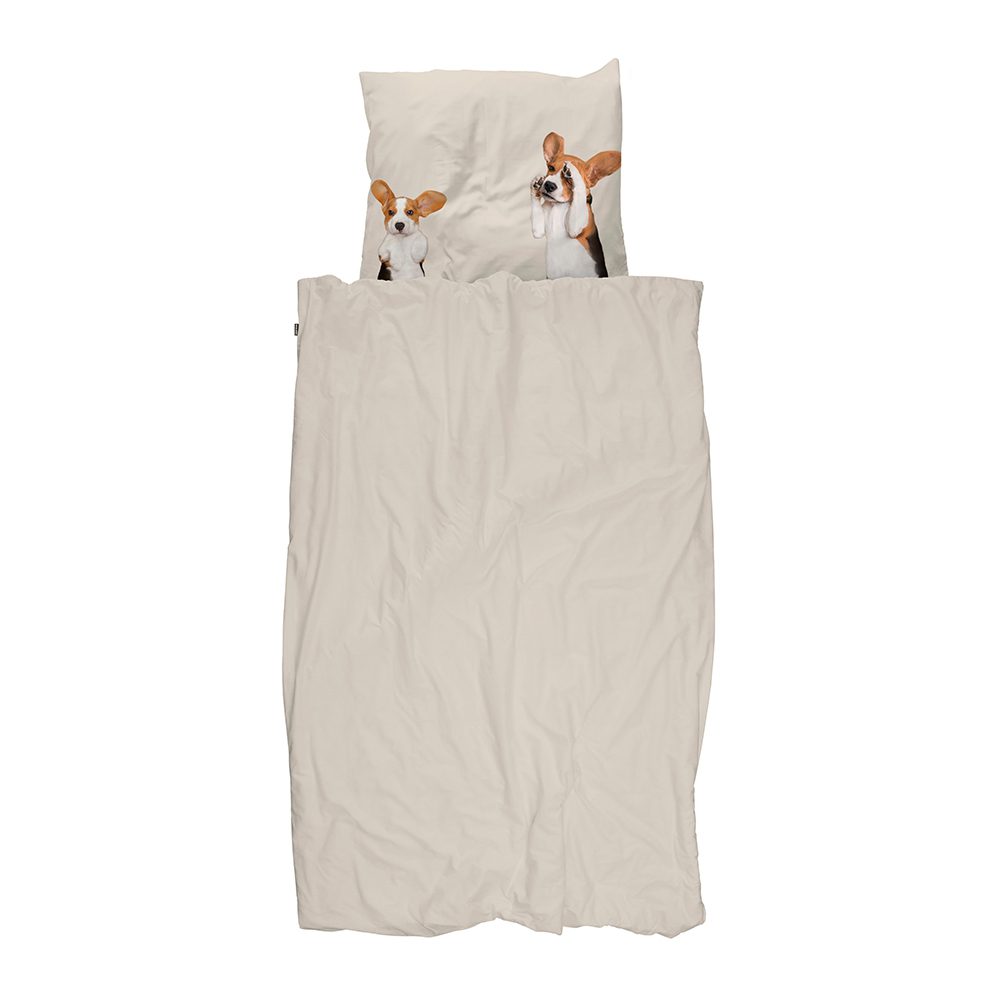 SNURK - Kids Duvet Cover Set - Beagle Friends - NL 140 x 200/220 cm