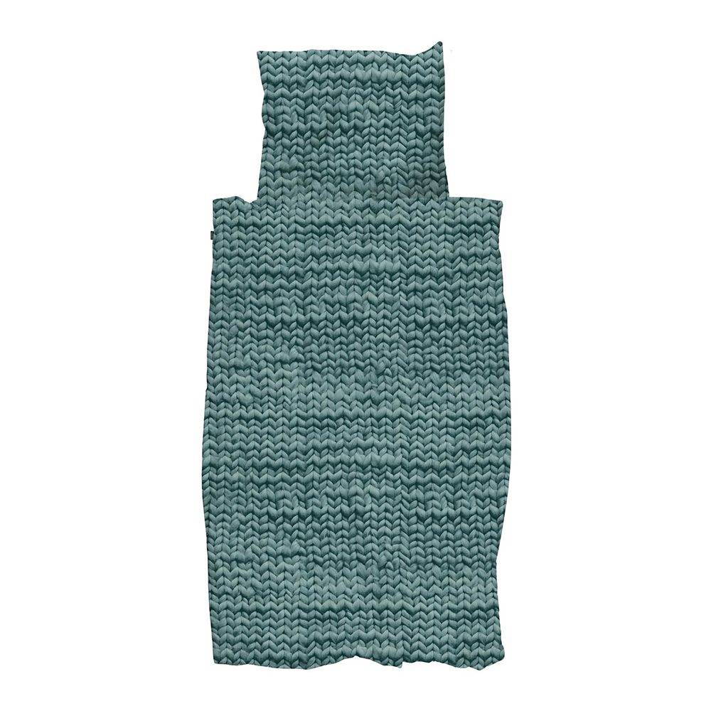 SNURK - Kids Duvet Cover Set - Twirre Mineral Blue - NL 140 x 200/220 cm