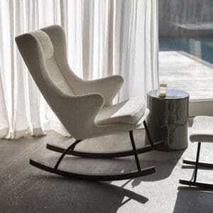 Quax - Adult Rocking Chair - De Luxe - Bouclé  - Cream