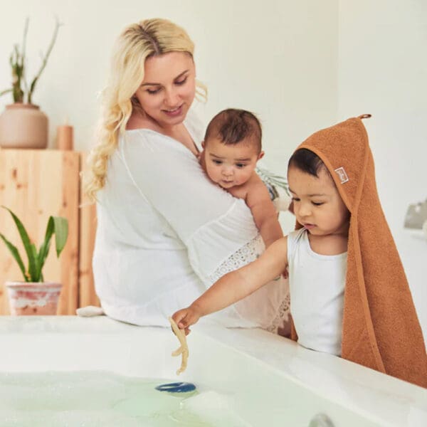Jollein - Bath Cape Terry - Caramel - 75 x 75 cm