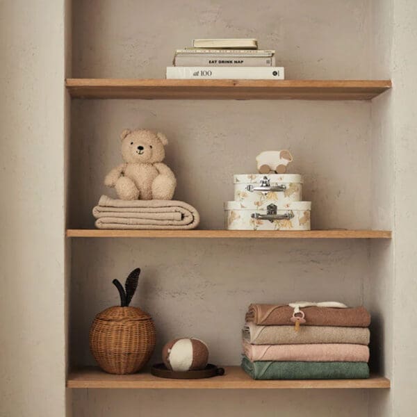 Jollein - Bath Cape Terry - Nougat - 75 x 75 cm