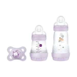 MAM - Baby Bottle Easy Start Anti-Colic Starter Set S - Purple