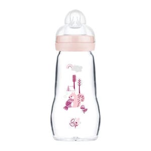 MAM - Feel Good Fles Glas 260 ml - Roze