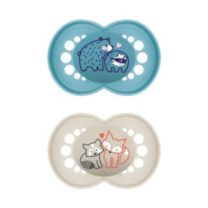 MAM - Pacifier Original Pure Siliconen 6-16 months - Blue - 2 st.