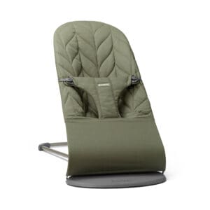BabyBjörn - Babywippe Bliss - Gewebt - Blütenblatt Steppung - Dark Green
