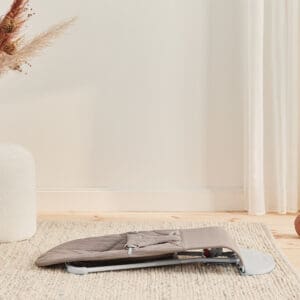 BabyBjörn - Baby Bouncer Bliss - Woven - Petal Quilt - Sand Grey