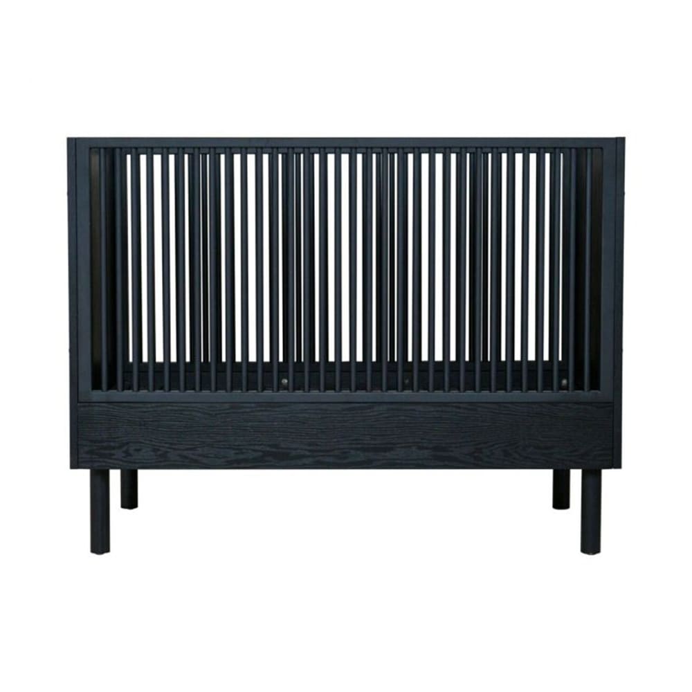 Quax - Hai No Ki Baby Cot - Black Ash - 120 x 60 cm