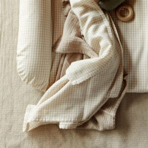 Dear April - Mio Muslin Cloths - Mini Check - 3-Pack - 65 x 65 cm