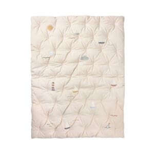 Dear April - Meri Speelmat - Geborduurd Canvas- Sea Life - 90x120 cm