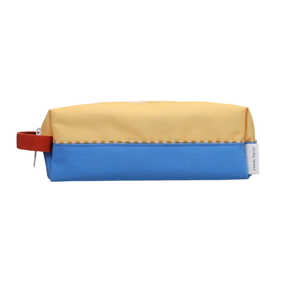 Sticky Lemon - Mäppchen - Wonders - Colourblocking - Sand Yellows + Radar Blue