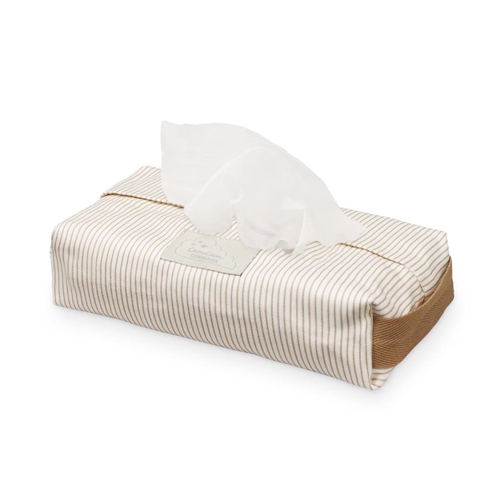 Cam Cam Copenhagen - Wet Wipe Cover - Classic Stripes Camel