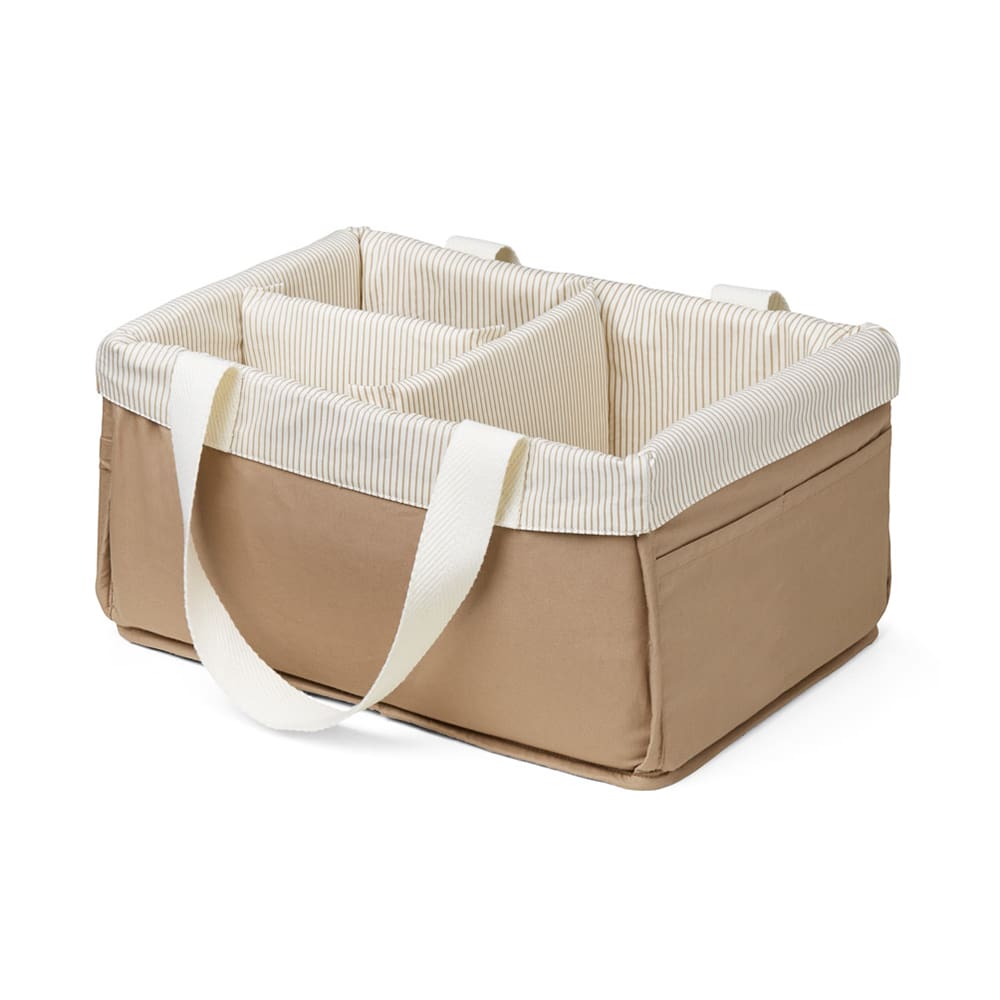 Cam Cam Copenhagen - Diaper Caddy - Classic Stripes Camel