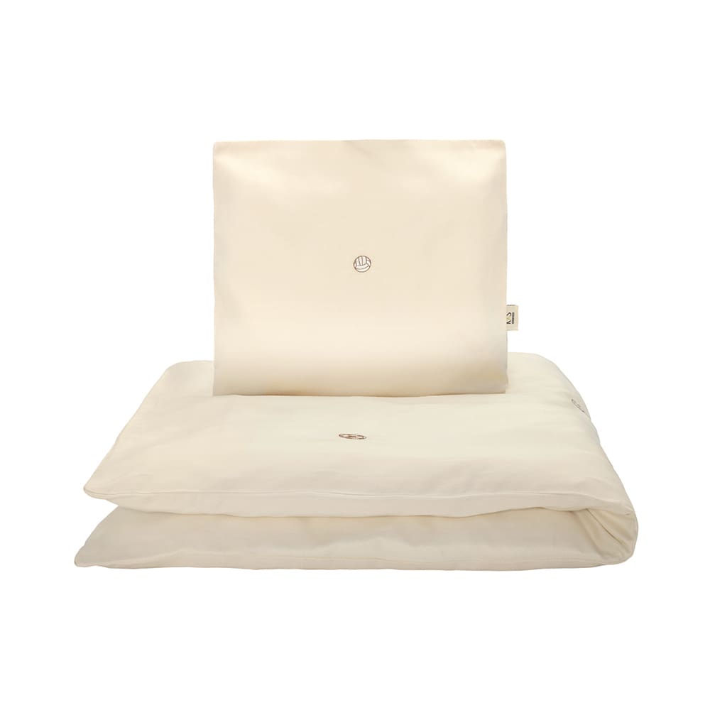 KAS Kopenhagen - Embroidered Bedding Baby - Football - 70 x 100 cm