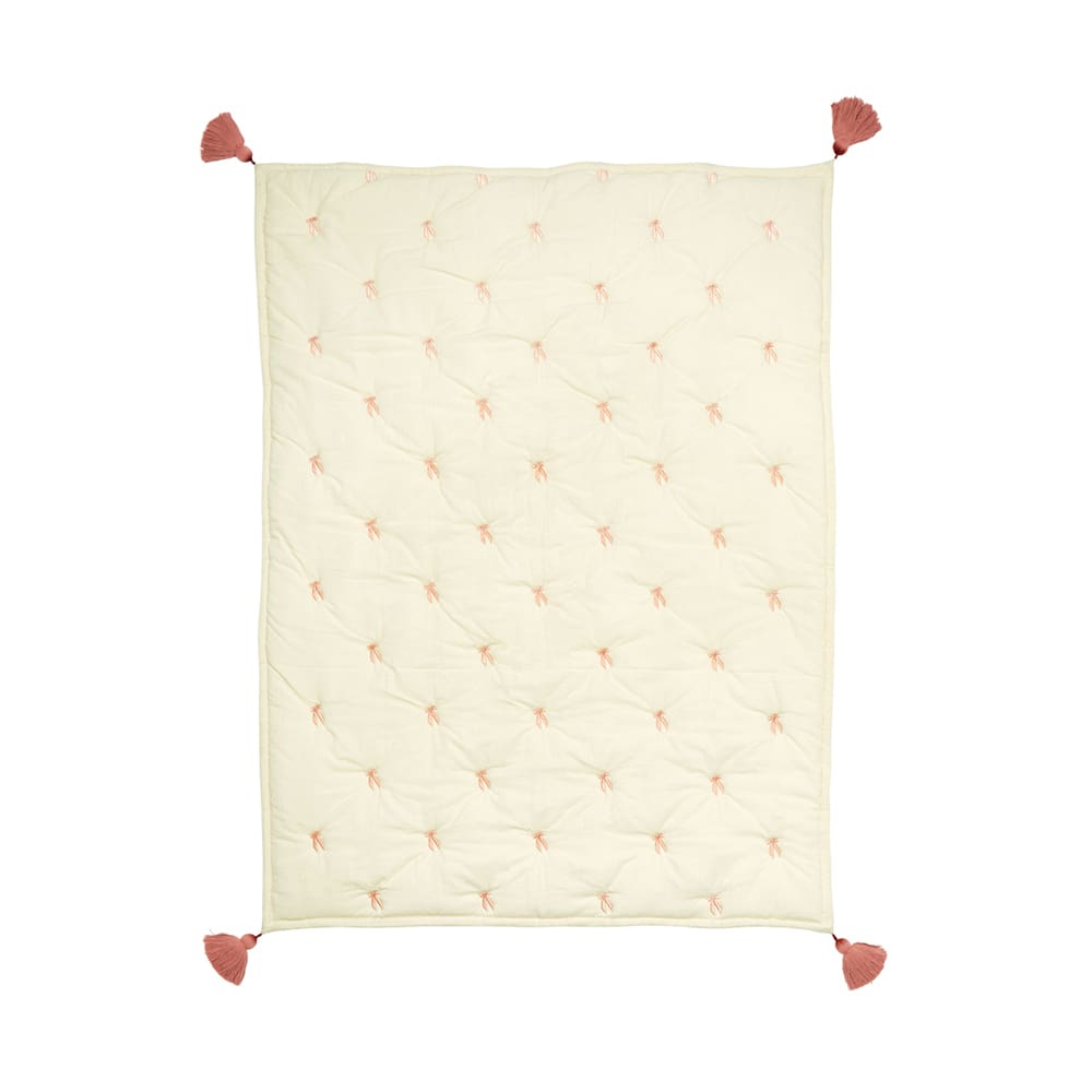 Cam Cam Copenhagen - Baby Blanket - Embroidered - Bows