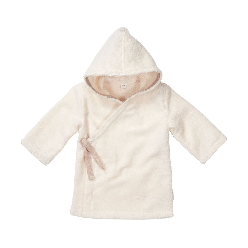 Koeka - Baby Bathrobe Dijon Daily - Warm White - 74/80