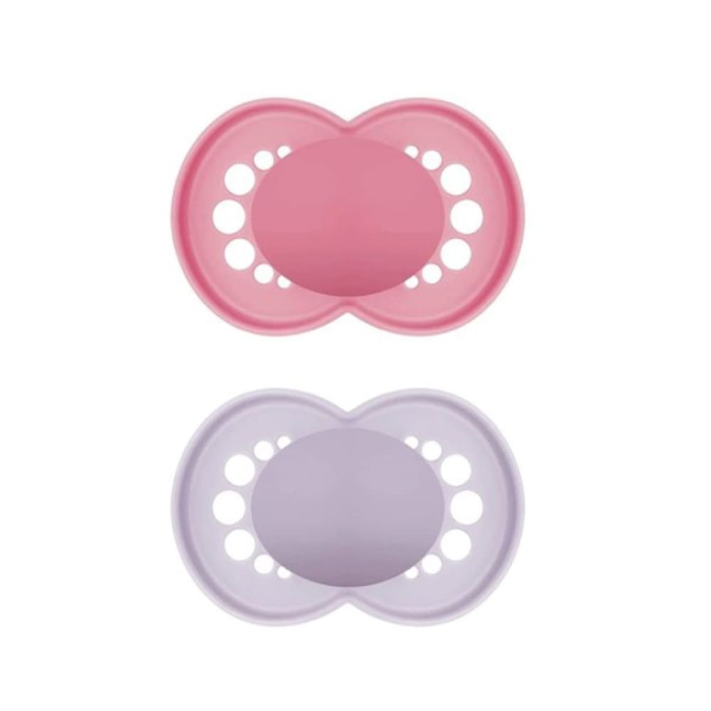 MAM - Schnuller Original - Pure Plain Silikon 16+ Monate - 2 st.