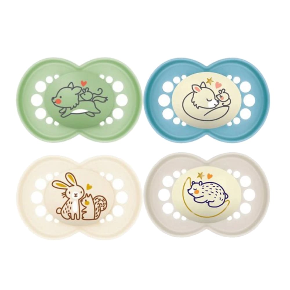 MAM - Pacifier Pure & Pure Night - 16+ months - 4 pcs