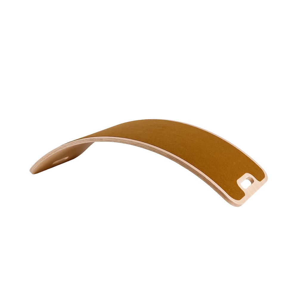 Curve Lab - Balanceboard - Perfect Arc - Filz - Dark Brown
