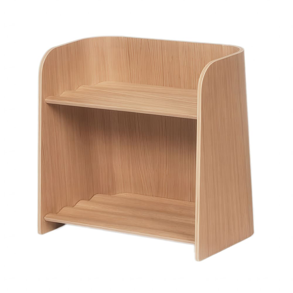 Curve Lab - Bücherregal Klein - Natural