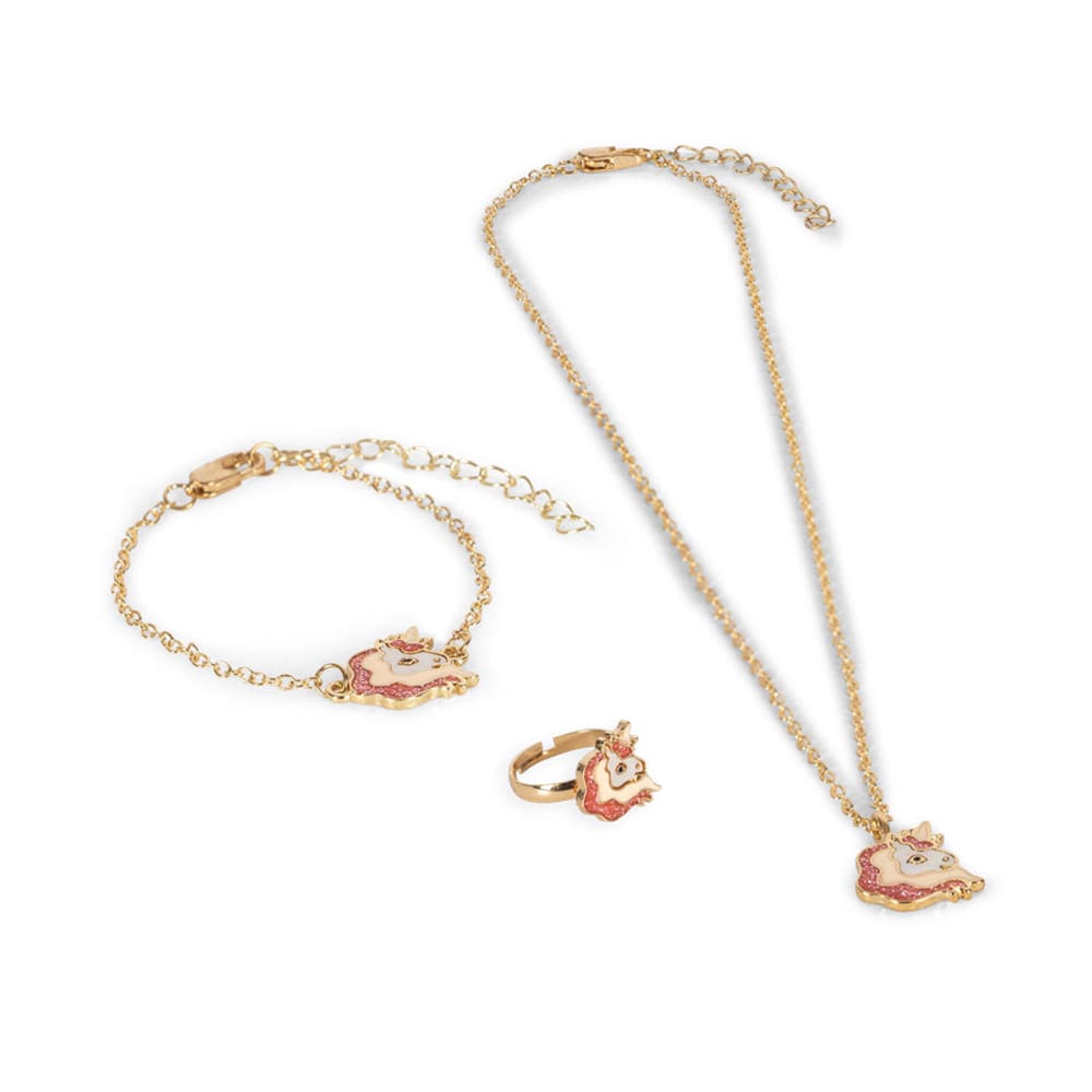 Konges Sløjd - Unicorn Jewelry Set - Gold