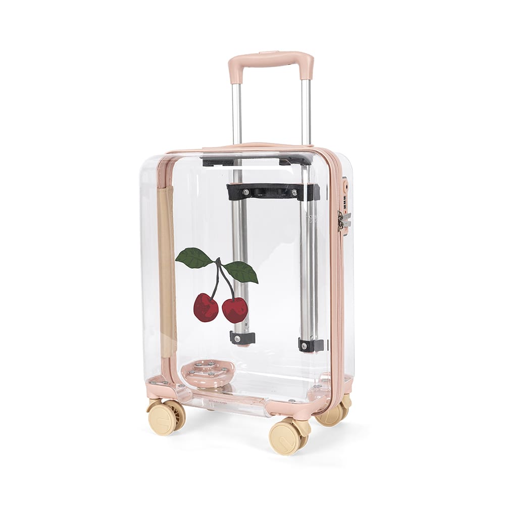 Konges Sløjd - Transparenter Kinderkoffer - Cherry Transparent