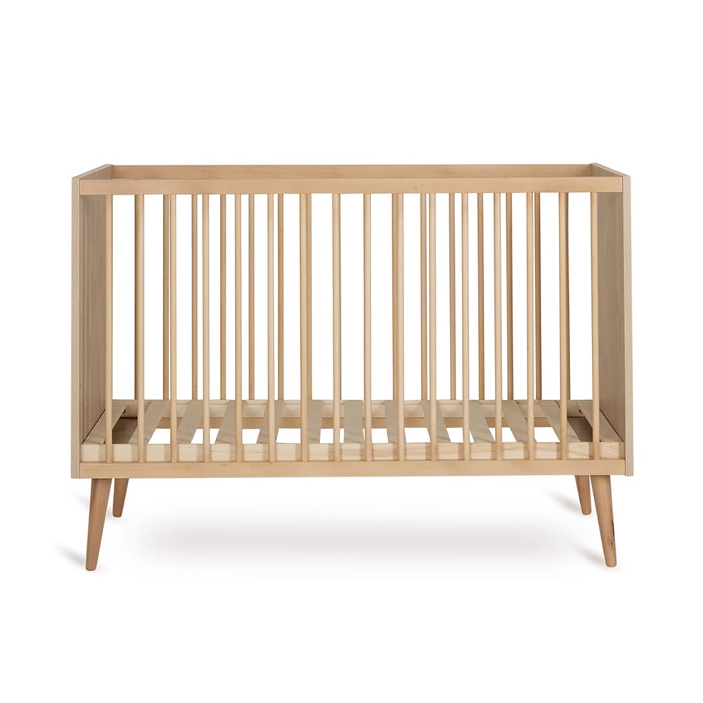 Quax - Cocoon Baby Cot - Natural Oak - 120 x 60 cm