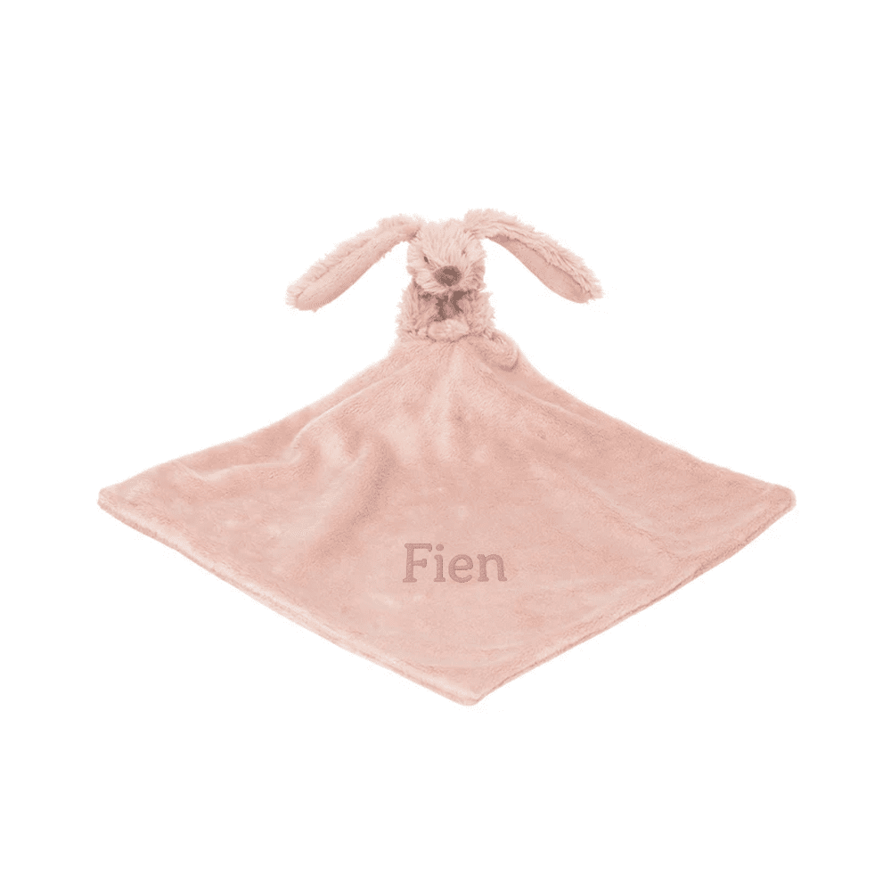 Happy Horse - Mini Rabbit Richie mit Schnuffeltuch - Altrosa - mit Name
