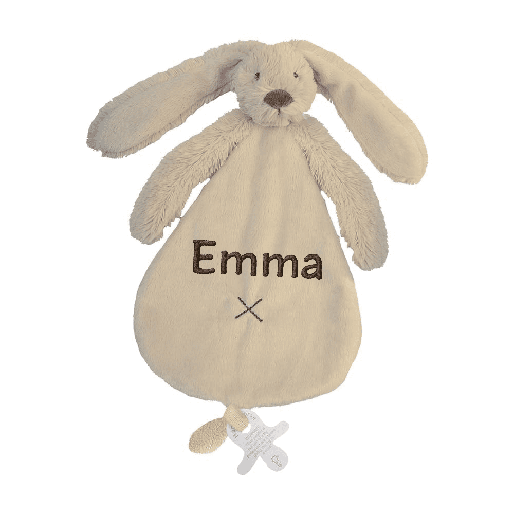 Happy Horse - Rabbit Richie - Schnuffeltuch - Beige - mit Name