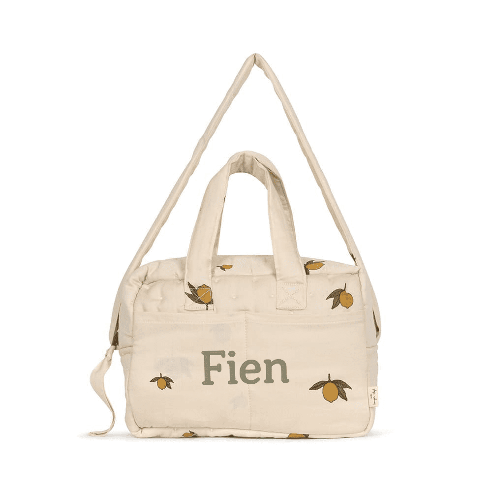 Konges Sløjd - Doll Bag - Lemon - with Name