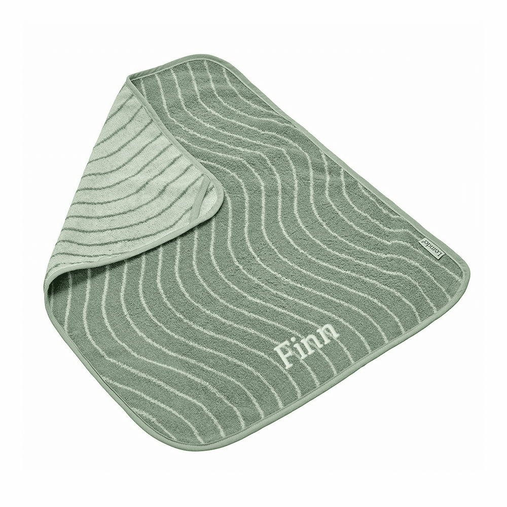 Leander - Matty™ - Topper for Changing Mat - Woodland - Sage Green - with Name