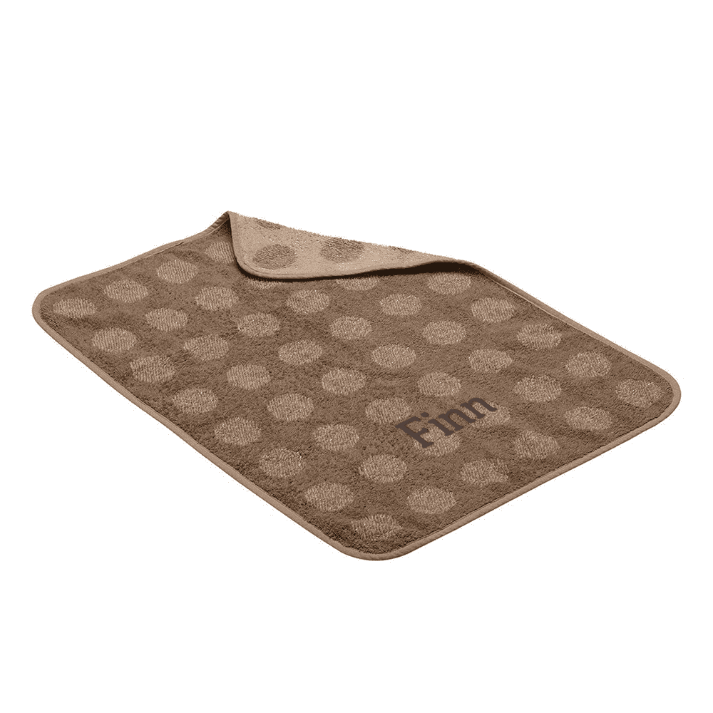 Leander - Topper for Changing Mat - Matty™ - Dots - Mocca - with Name