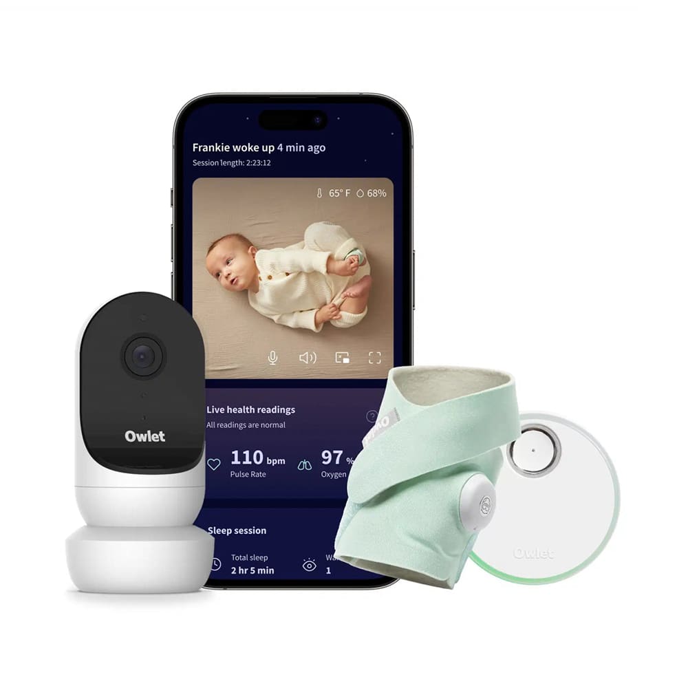 Owlet - Dream Sock & Cam 2 Bundle - Mint - 0-18 Months