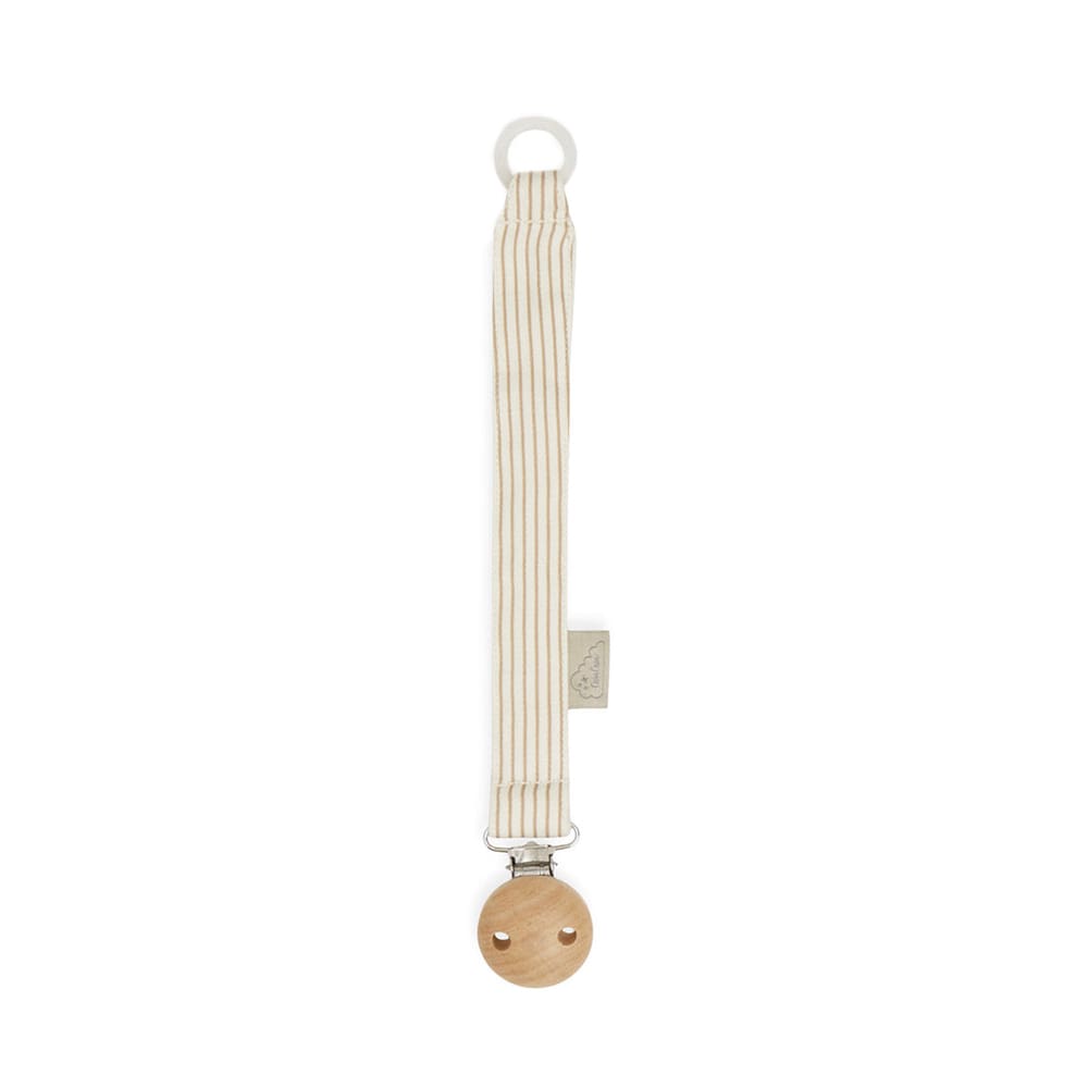 Cam Cam Copenhagen - Pacifier Holder - Classic Stripes Camel