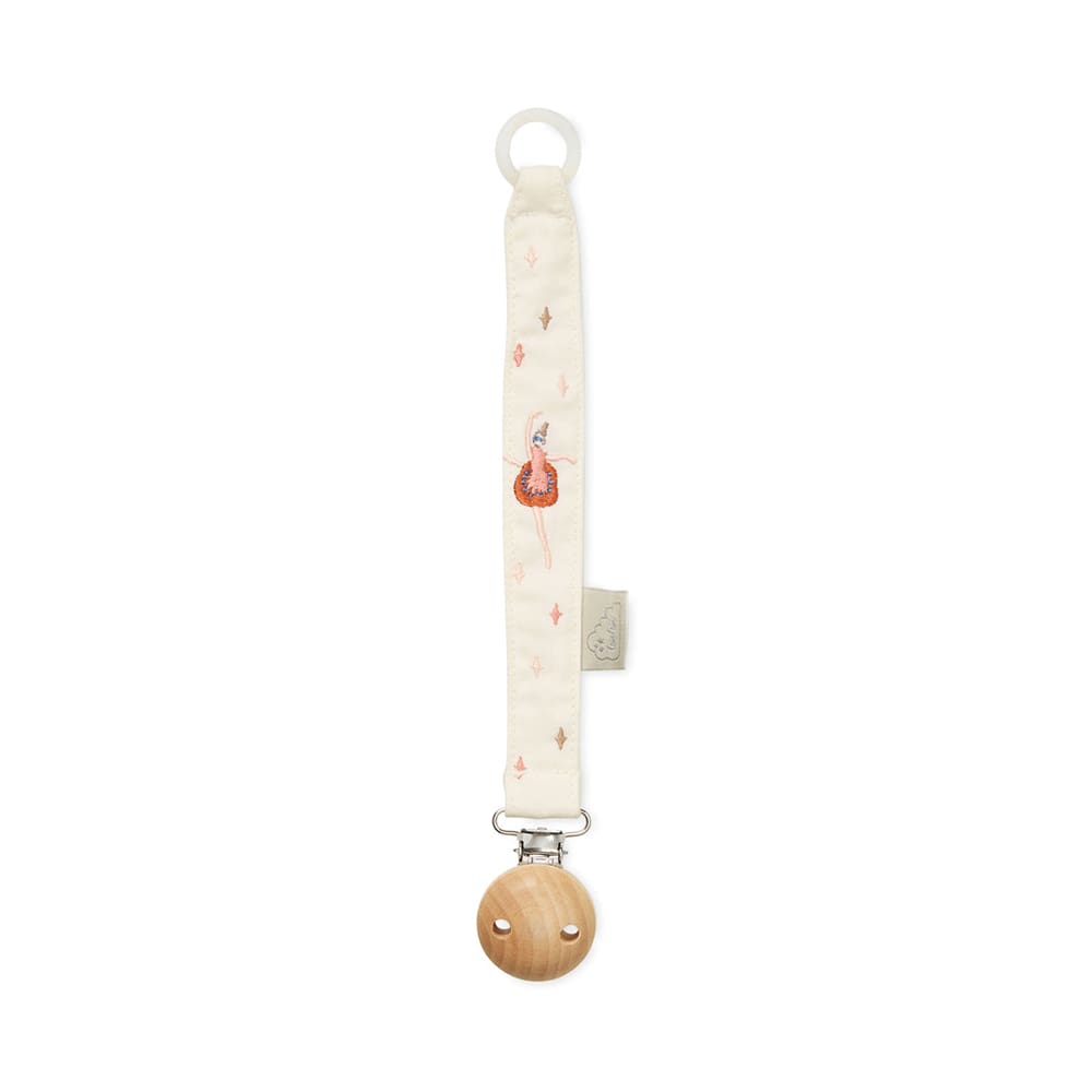 Cam Cam Copenhagen - Embroidered Pacifier Holder - Ballerina