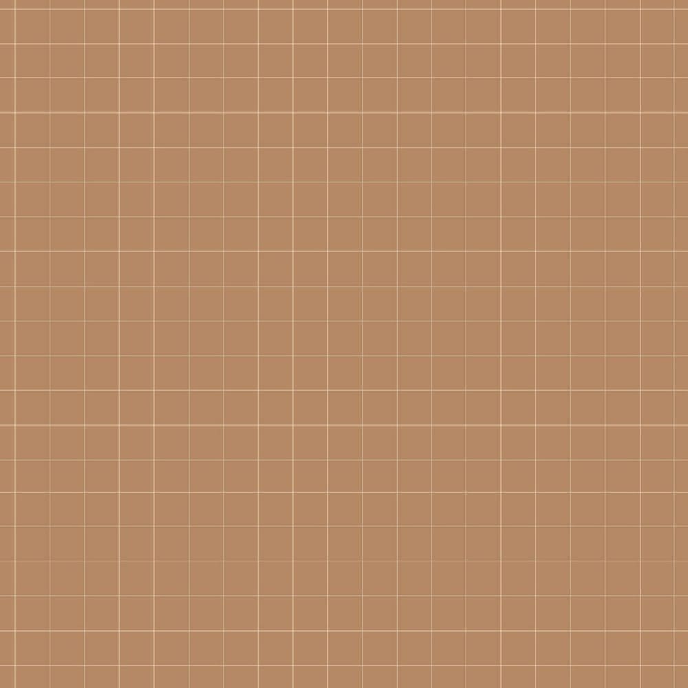 Dekornik - Wallpaper - Simple Check Pattern Small Cinnamon