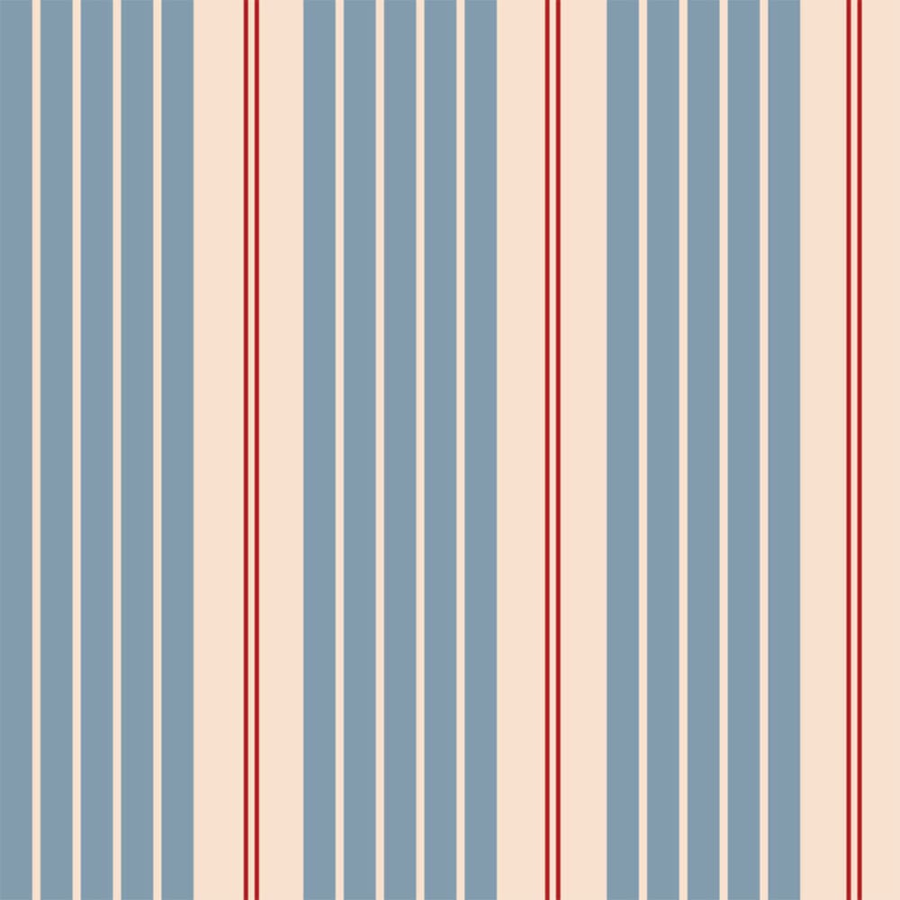 Dekornik - Wallpaper - Stripes Classic Blue