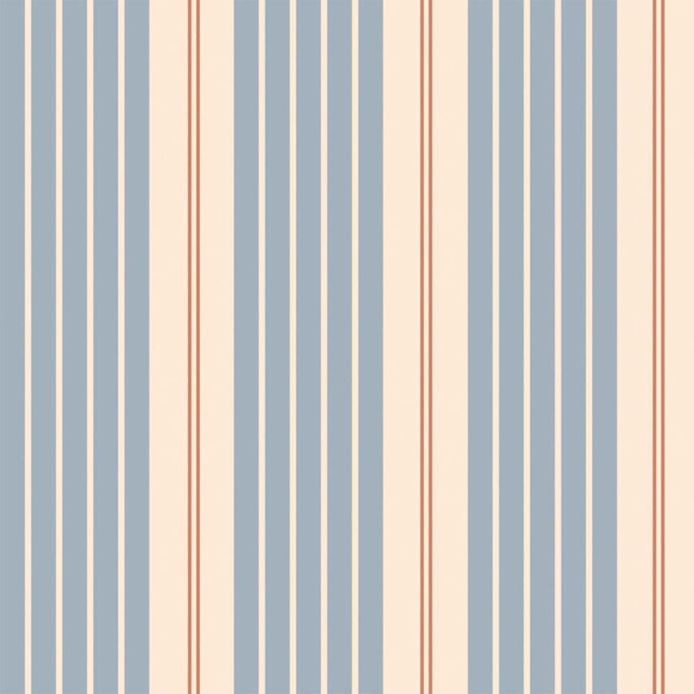 Dekornik - Wallpaper - Stripes Classic Vintage Blue