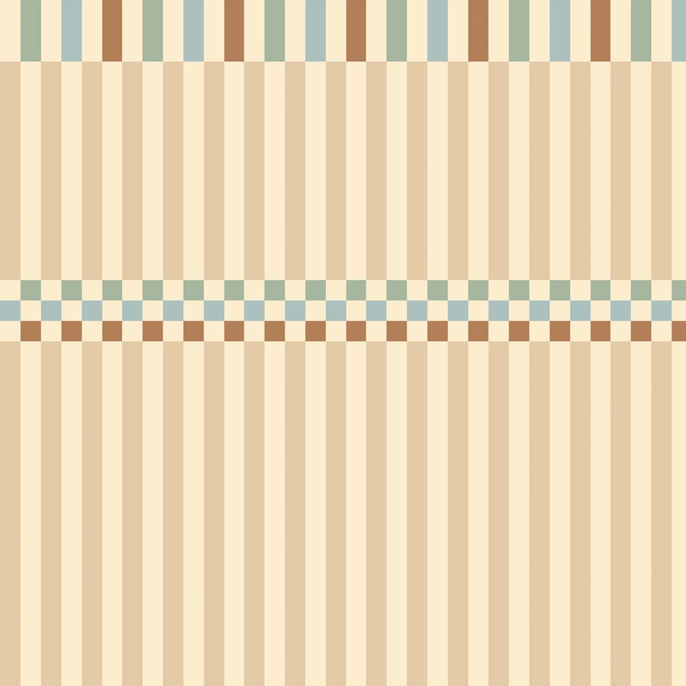 Dekornik - Wallpaper - Stripes Nostalgia Vintage Colours