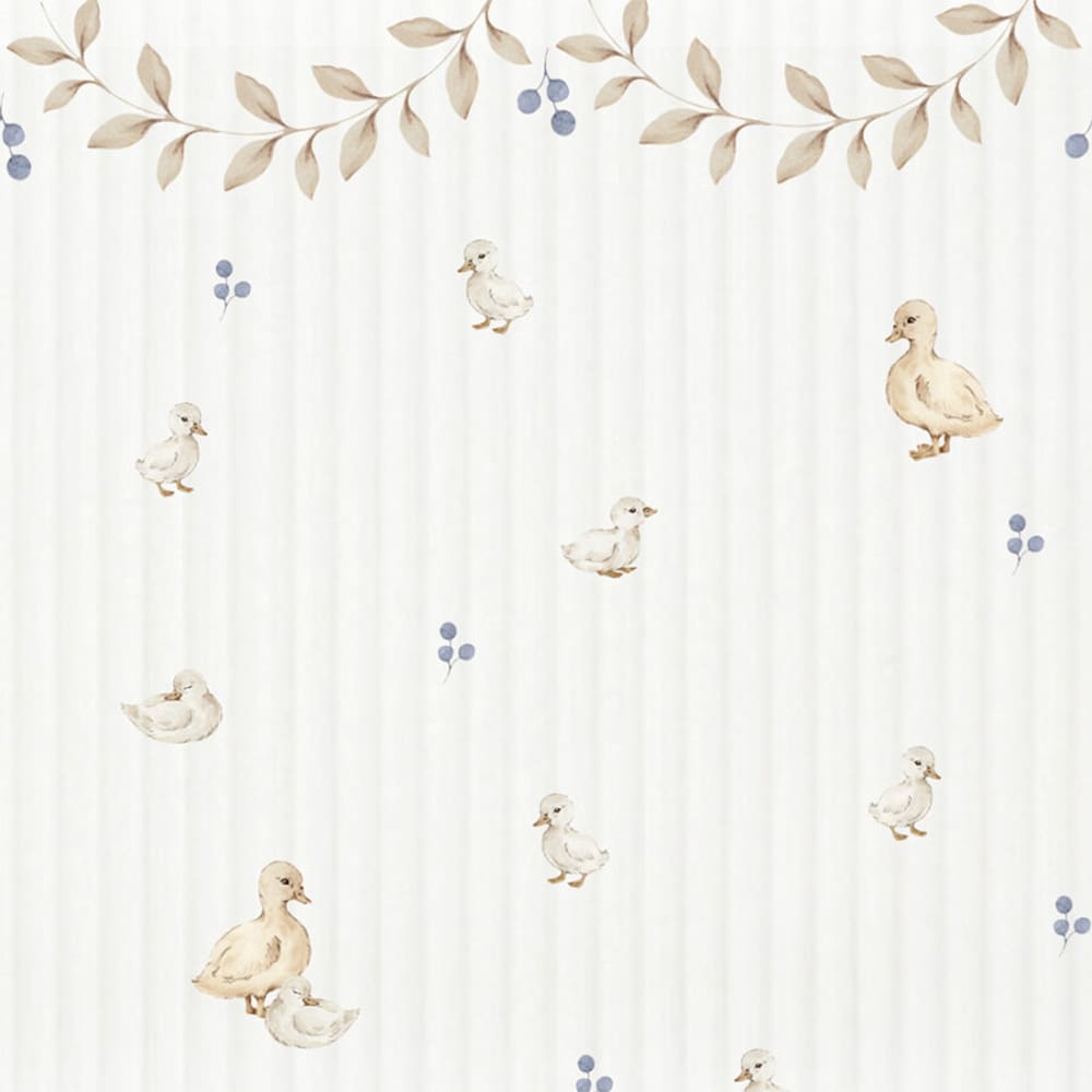 Dekornik - Wallpaper - Ducklings With Ornaments