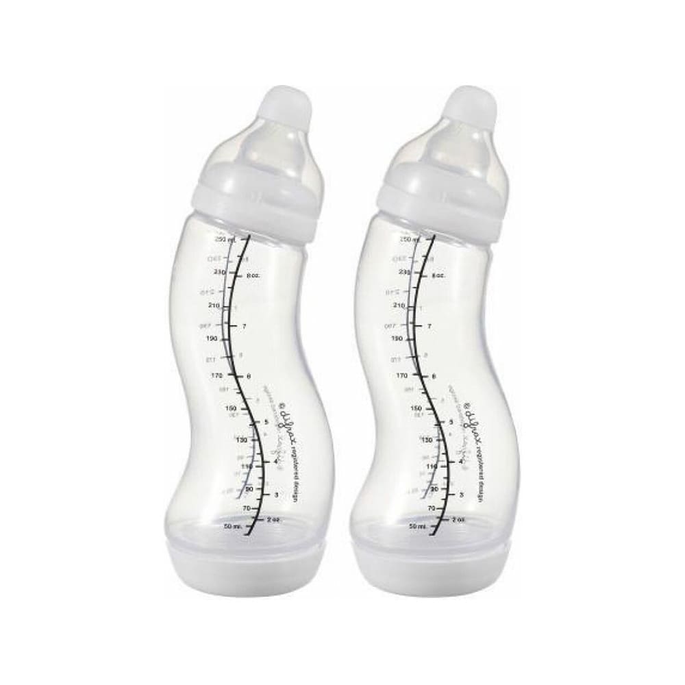 Difrax - S-Bottle 2-pack - White 250 ml