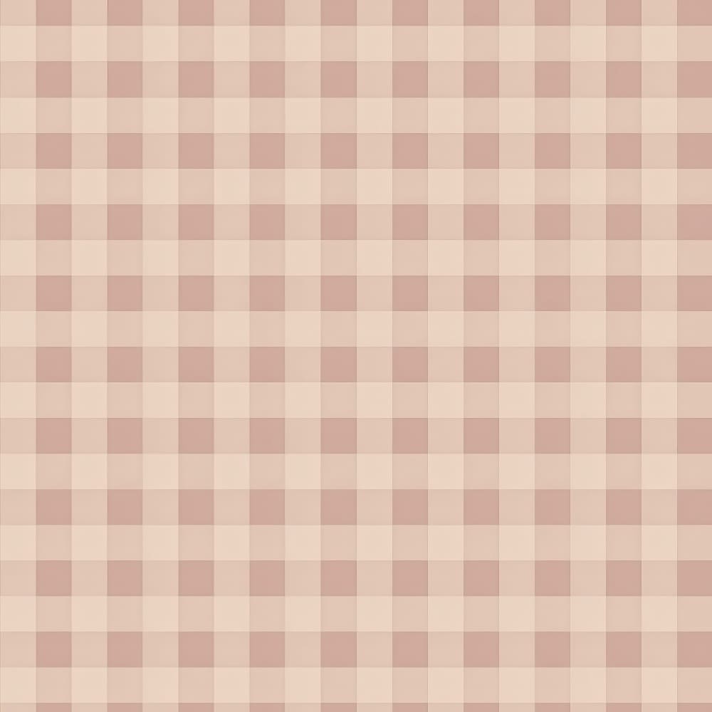 Dekornik - Wallpaper - Check Minimini Pink Cream