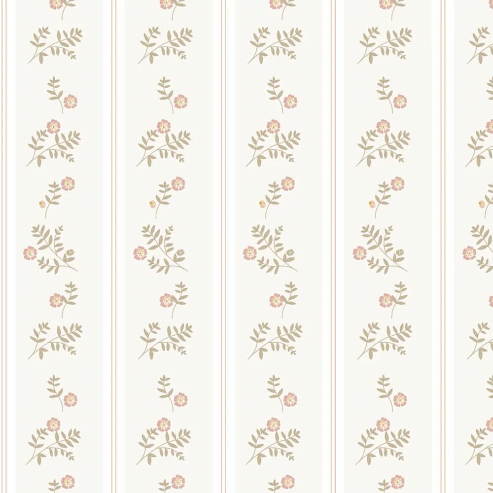 Dekornik - Wallpaper - French Cottage Flowers Beige